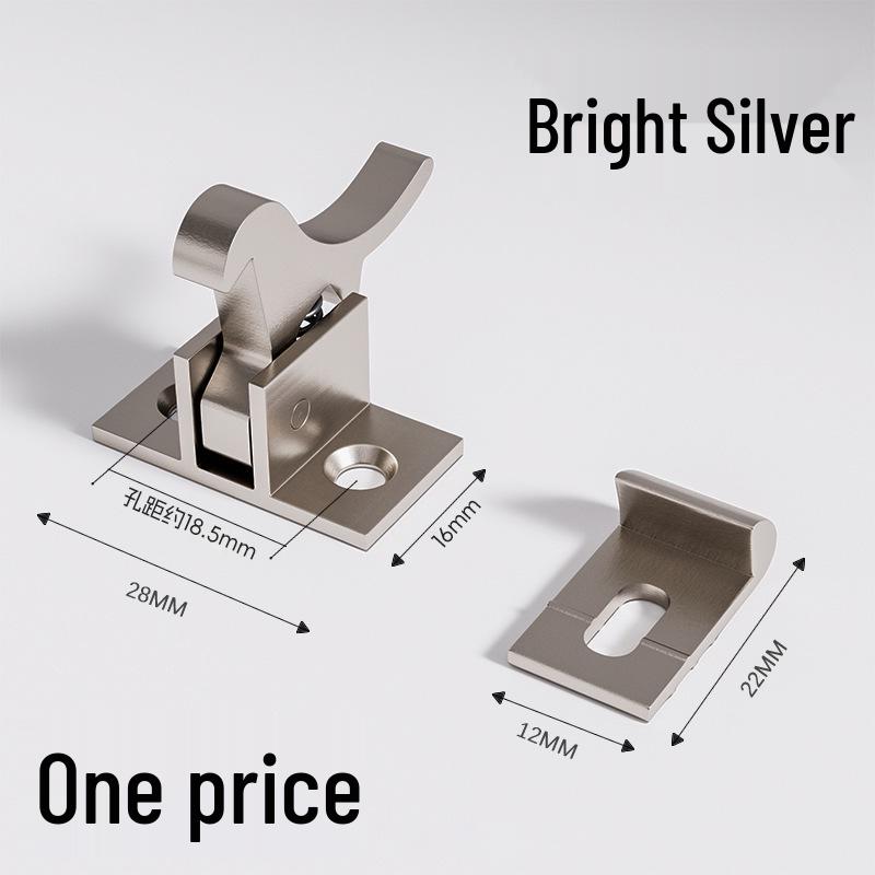 Antique Style Self-Locking Spring Latch for Sliding Doors and Windows (Left/Right Application)