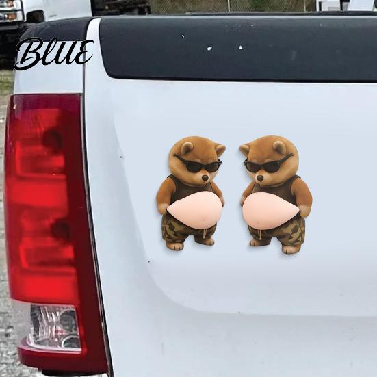Table Corner Bumper 3D Pet Belly Sticker Soft Anti-Collision Cartoon Kitten/Puppy Decal with Cute Silicone Big Cushioned Protectors for Phones