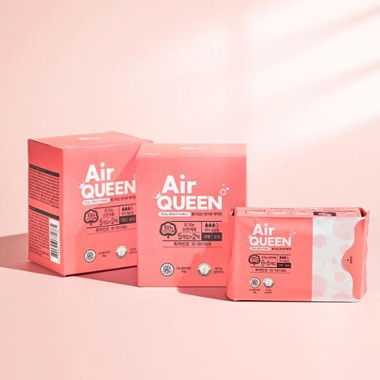 Choose 1 of 6 Types of Air Queen Breath Organic Sanitary Pads