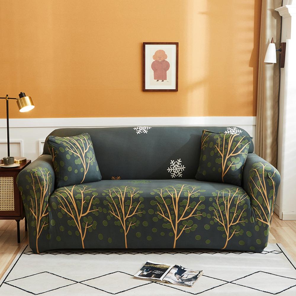 Elastic Sofa Slipcover Full Coverage Non Slip Stretchable Sofa Protector for Home Decor
