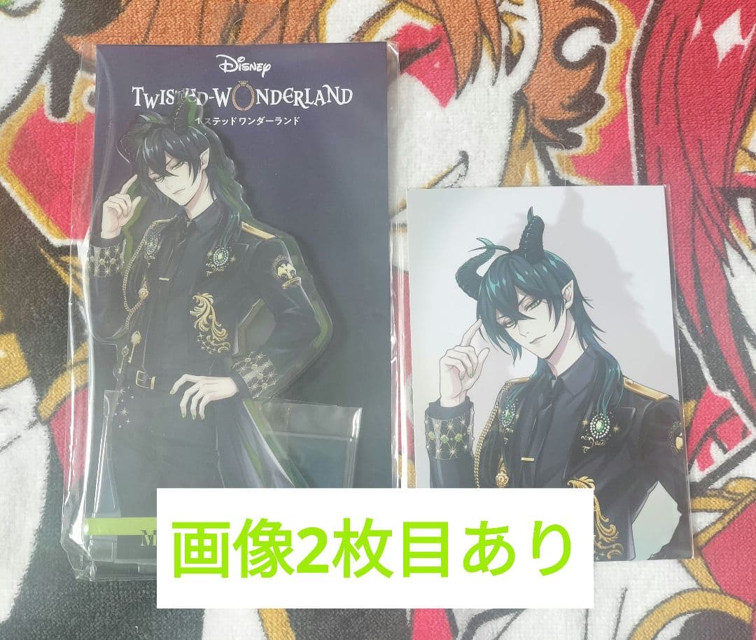 Twisted Wonderland Маллеус Пылающий Самоцвет Акриловая подставка Набор бромидов