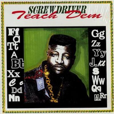 LP Record SCREWDRIVER - Teach Dem GS70037 Gong Sounds 1992 US Reggae, Ska & Dub