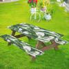 Picnic Table And Bench Covers 3pcs Set Picnic Table Covers Picnic Bench Covers Beautiful Water Proof Elastic Tablecloths For