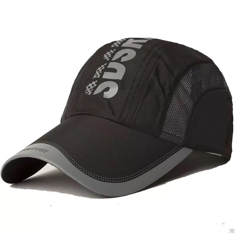 Summer hat men's baseball cap quick-drying outdoor visor sun hat casual thin cap breathable