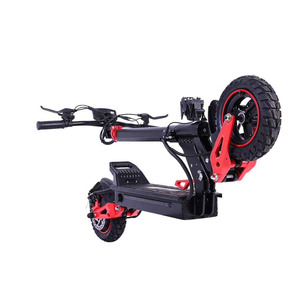 FREEBOY J15MAX Multi Terrain Foding Electric Scooter 1600W Motor 48V18Ah Battery City Commuting E-Scooter 10 Inch All-Terrain Tires EScooter