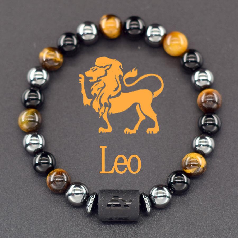 12 Sterrenbeeld Armband Heren Constellatie Armband voor Mannen Ram Maagd Leeuw Weegschaal Bedel Bangle Dames Vriendschap Sieraden om de Hand