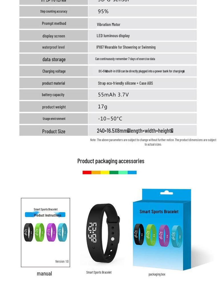 Reloj Deportivo Inteligente con Carga, Seguimiento del Sueño, Alarma Vibratoria y Monitorización de Calorías
