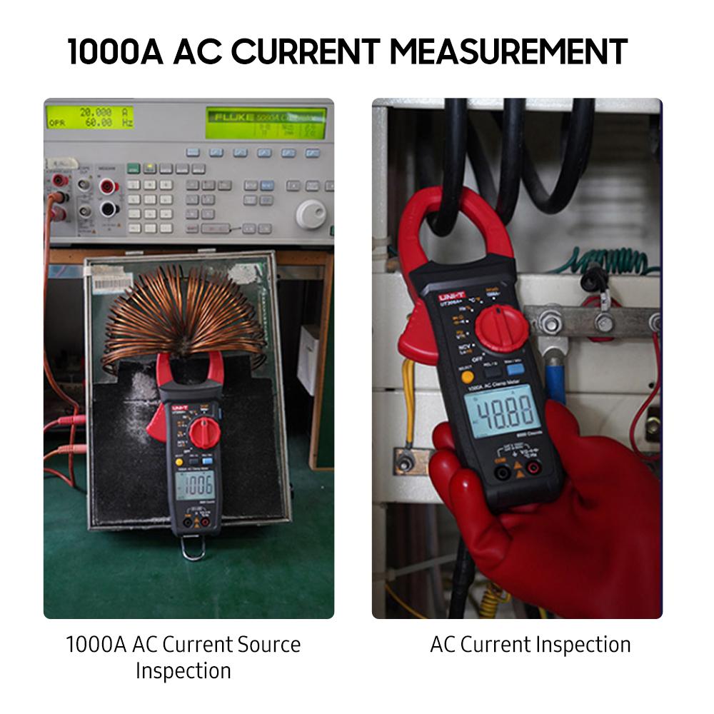 UNI-T UT206A+ Clamp Meter Digital Clamp Type Multimeter Universal Meter Autoranging Clampmeter 6099
