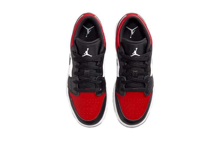 Jordan 1 Low Bred Toe GS 553560-612