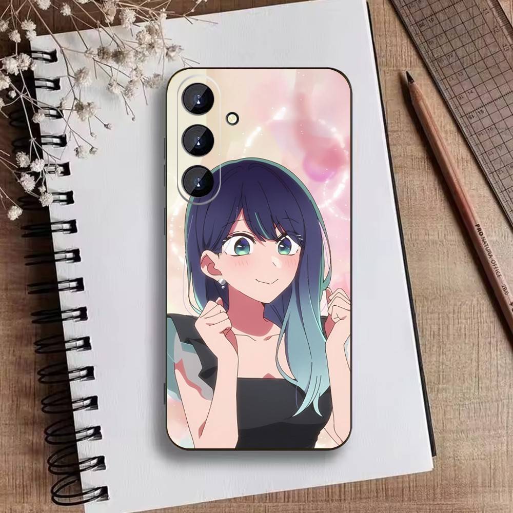 Anime Oshi-no Ko Phone Case For Samsung Galaxy A73,A72,A71,A70,A52,A51 Others Soft Black Cover