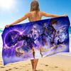 1Pc Fantasy Heroes Unite Beach Towel Quick Dry Multiuse For Beach Pool Gym Yoga Home Travel Christmas Halloween Xmas Gift S124