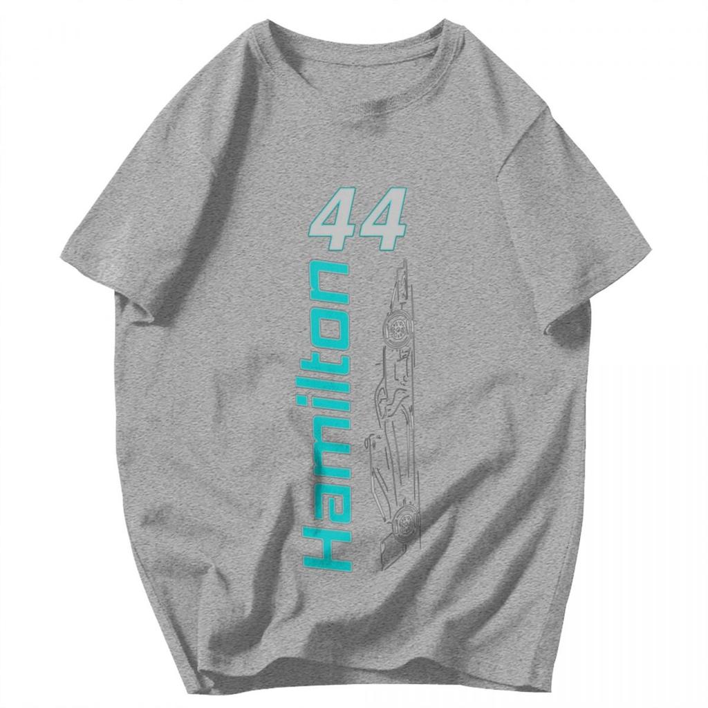 Herren T-Shirt Lewis Hamilton 44 Sommer Y2K Grafik Personalisiert Unisex Kleidung T-Shirts