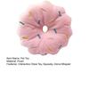 Dog Plush Donut Toy Interactive Chew Toy Stuffed Squeaky Dog Donut Puppy Teething Toy Relieves Boredom