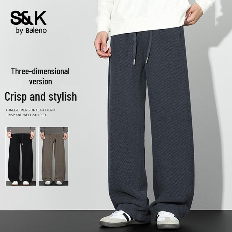 Baleno S&K 2026 Frühling Herren Freizeit Gerade geschnittene Hose