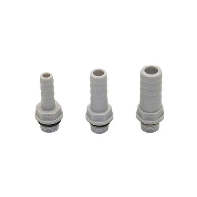 1 Pieza 1/4" 1/8" Rosca Macho BSP Conector de Manguera de Plástico Junta Conector de Cola de Barbilla POM Pagoda