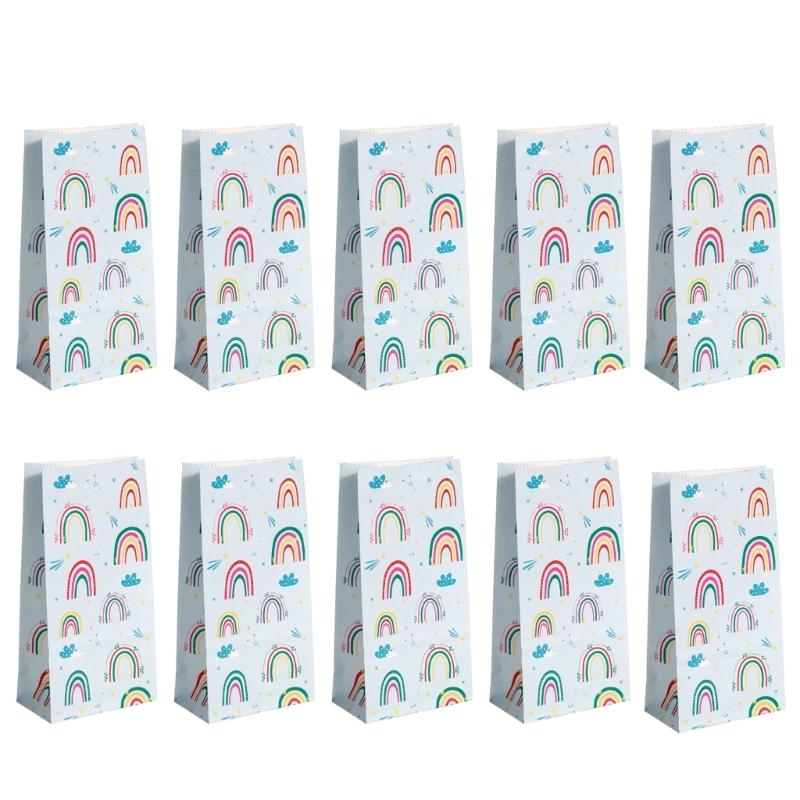 

Creative Party Treat Bag Fun and Unique Designs Paper Gift Bag Securely Holds Small Presents for Baby Shower Weddings 1 синий
