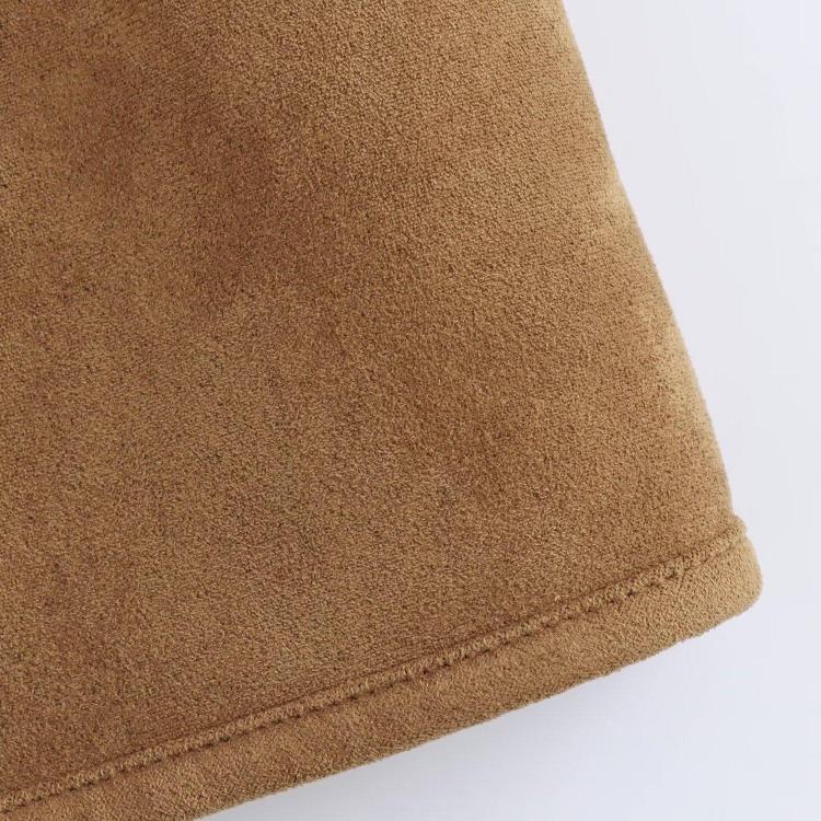 European American Street Fashion Womens Fur Trimmed Long Lapel Coat for Autumn Winter Cross Border Style