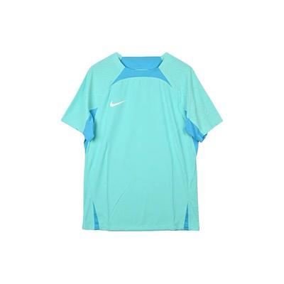 Color Block Round Neck Pullover Retro Football Sports Match Warm-Up Quick-Dry Short Sleeve T-Shirt Men T-Shirt Green DR0668-354