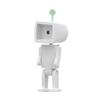 Astronaut Magnetic Night Light Led Mini Robot with Battery Book Light Desktop Building Block Ornament Ambient Light