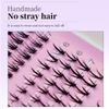 16Rows Bottom Lashes(6-7Mm) And Spikes(15-21Mm) Mix Diy Eyelash Extension Wispy Individual Lash Spikes Clusters Diy Lashes Tools