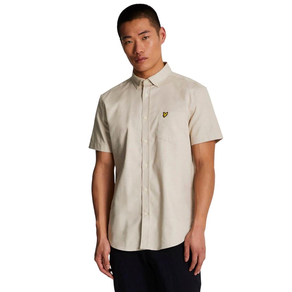 Lyle & Scott Mens Slub Short-Sleeved Shirt