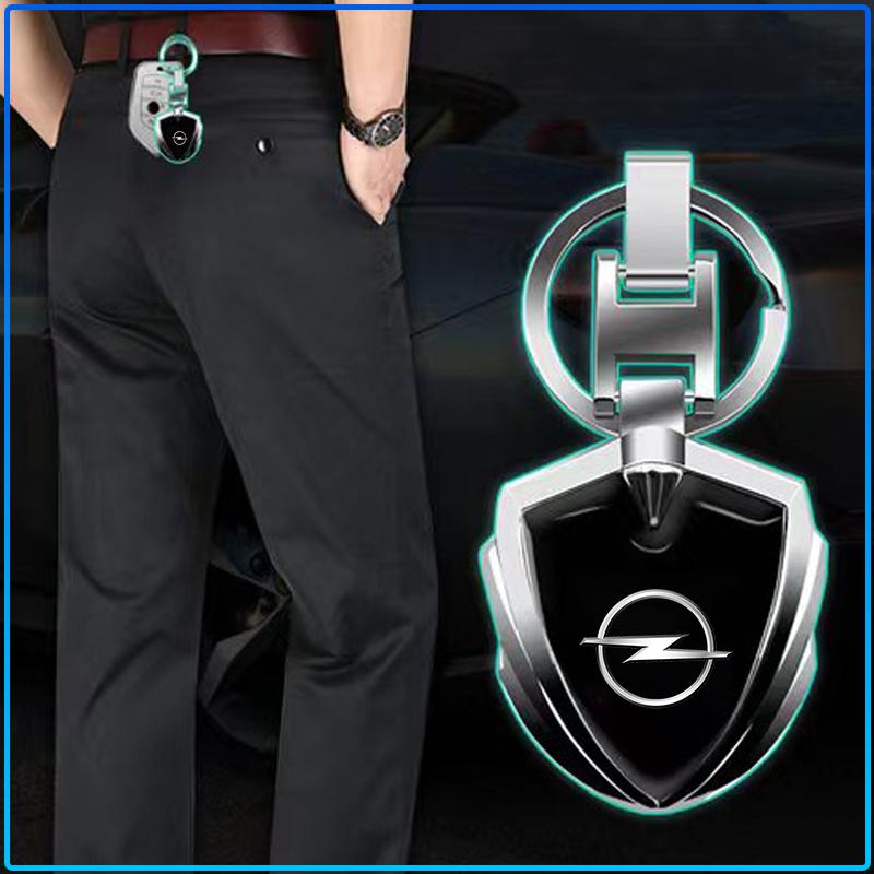1Pcs 3D Metal Alloy Car Keychain Emblem Badge Accessories For Opel crosa d astra h insignia astra j zafira b mokkaastra vivaro astra g