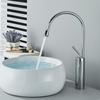 Modern Basin Faucet Brushed Gold Black Silver Faucet Deck Mounted 360 Rotation Basin Sink Tap Mixer Hot & Cold Brass Tap