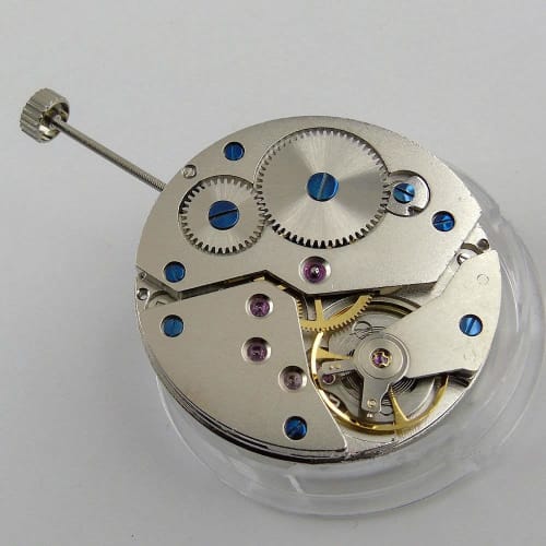 Classic Hand-Wound Vintage 6498 Mechanical Watch Movement, 17 Jewels, 6498 Movement Replacement Watch Accessories