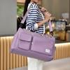 Borsa da Viaggio Unisex Grande Capacità Borsa Tote Sportiva da Palestra in Nylon per Donne Borsa Duffel Weekender per Pernottamento con Scomparto per Scarpe