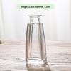 Retro Embossed Transparent Glass Vase: French-Inspired Luxury Home Decor for Living Room