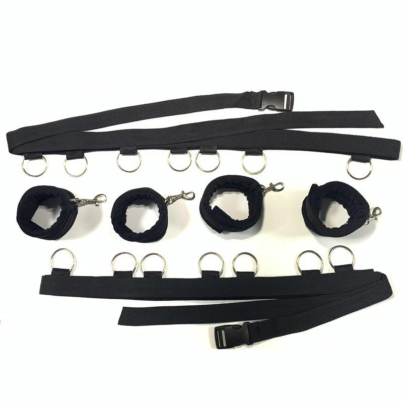 Bed Restraint Set Couple Sex Toys Bondage Handcuff Kit Adult Game Tool 18+ Erotic Tie Downs Arm Ankle Sextoy