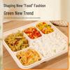 Degradable Corn Starch Disposable Multi-Compartment Takeaway Boxes