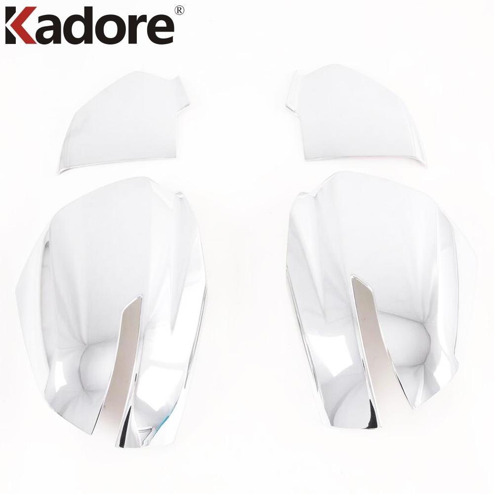 Car Rearview Mirror Cover Trim For Chevrolet Blazer     Carbon Fiber Side Wing Mirrors Cap Covers Accessories ABS Chrome