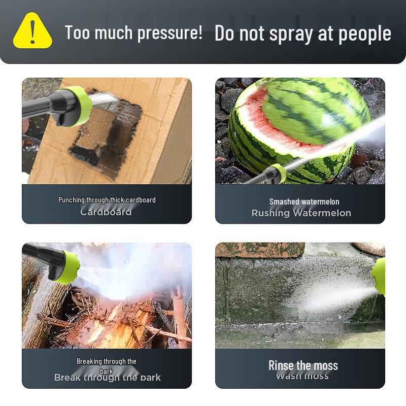 High-Power Wireless Electric Car Wash Gun with Lithium Battery