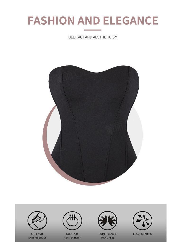 Seamless Zipper Waist Trainer Corset for Shaping & Support