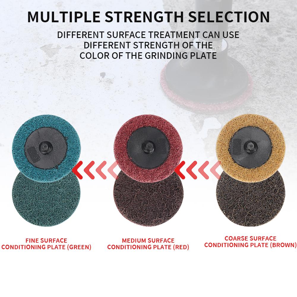 SIFANG 2 Inch R-type Abrasive Disc Sanding Disc Roll Lock Surface Pad Polishing Sandpaper Quick Change Disc For Rotary Tool
