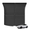 Smabee for Tesla Model Y Juniper Standard RWD 2025 2026 TPE Car Floor Mats Cargo Liner Trunk Mats Backrest Pad Accessories Black