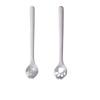2Pcs Cat Paw Shaped Stainless Steel Spoons Coffee Stirring Teaspoons for Mixing Drinks Sugar Cake Dessert Ice Cream