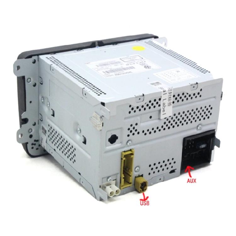 Easy Installation USB AUX Switches Plug with Cable Replacement AUX USB Switches Port Socket & Cable for B6 B7 RCD510