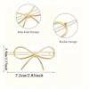 Bow Hairpin Love Pentagonal Alloy Clip Cute Hair Accessories Frog Clip Jewelry Female Bangs