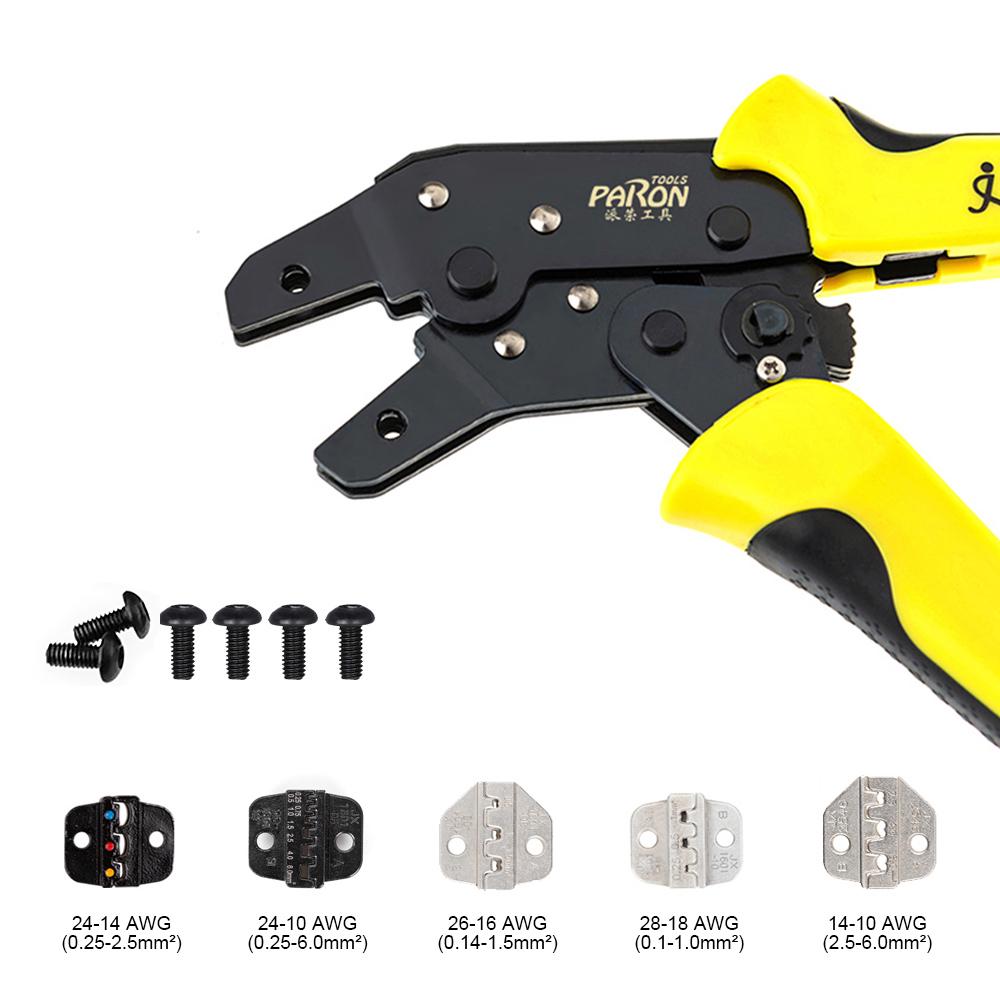 PARON Professionell Wire Crimpers Engineering Ratcheting Terminal Crimptång Bootlace Ferrule