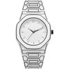 Men's Analog Quartz Watch Waterproof Resin Band Simple Stylish Octagonal Design Fashion Accessory