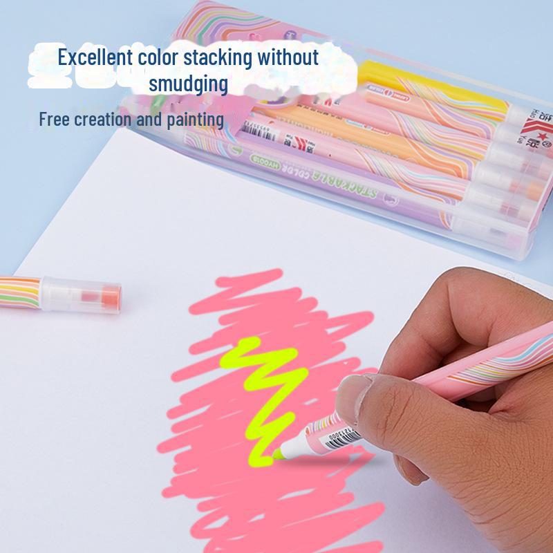 Dual-Tip Highlighter Pens for Students - Assorted Colors