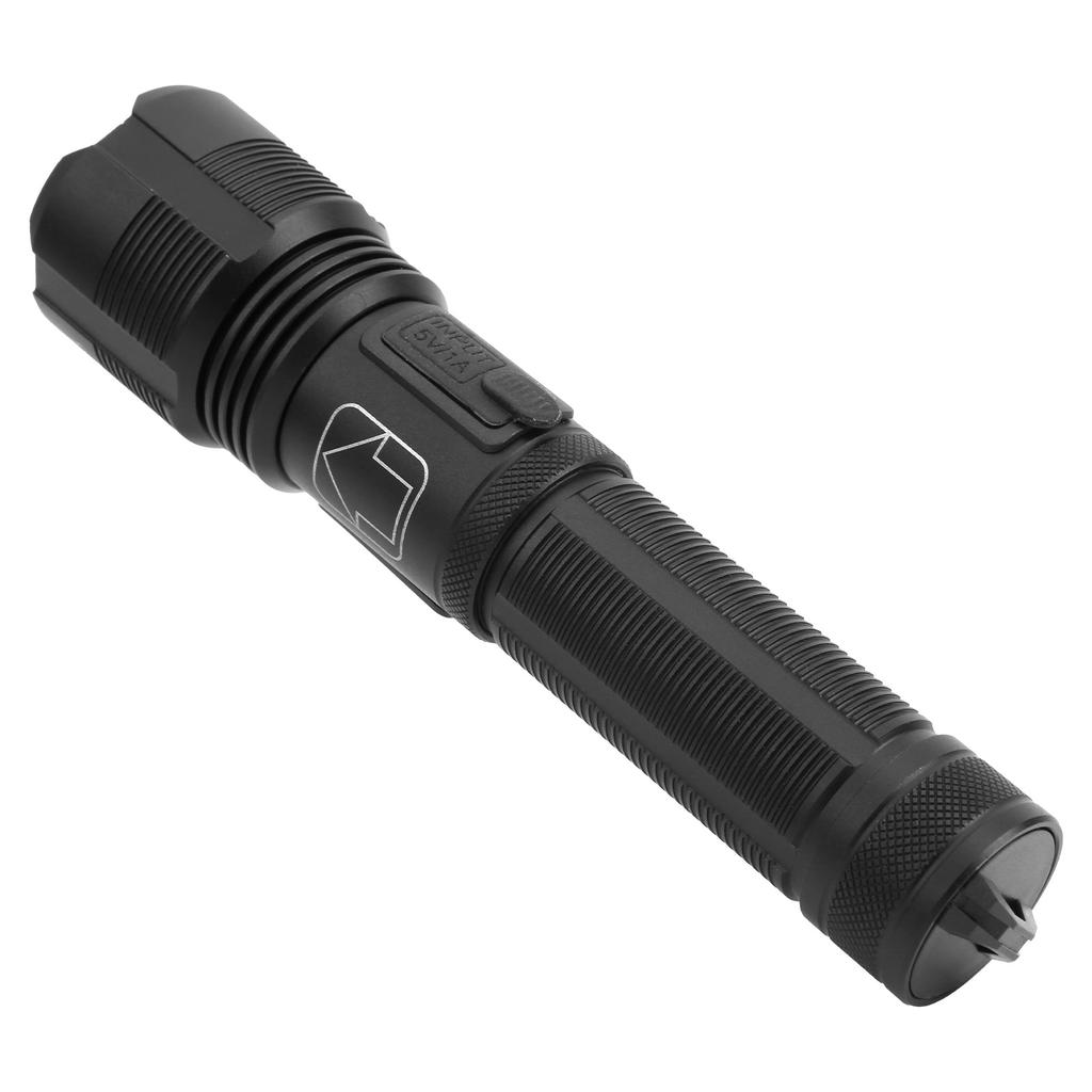 Flashlight Zoom Electric Quantity Display USB Rechargeable Strong Brightness Torch P70