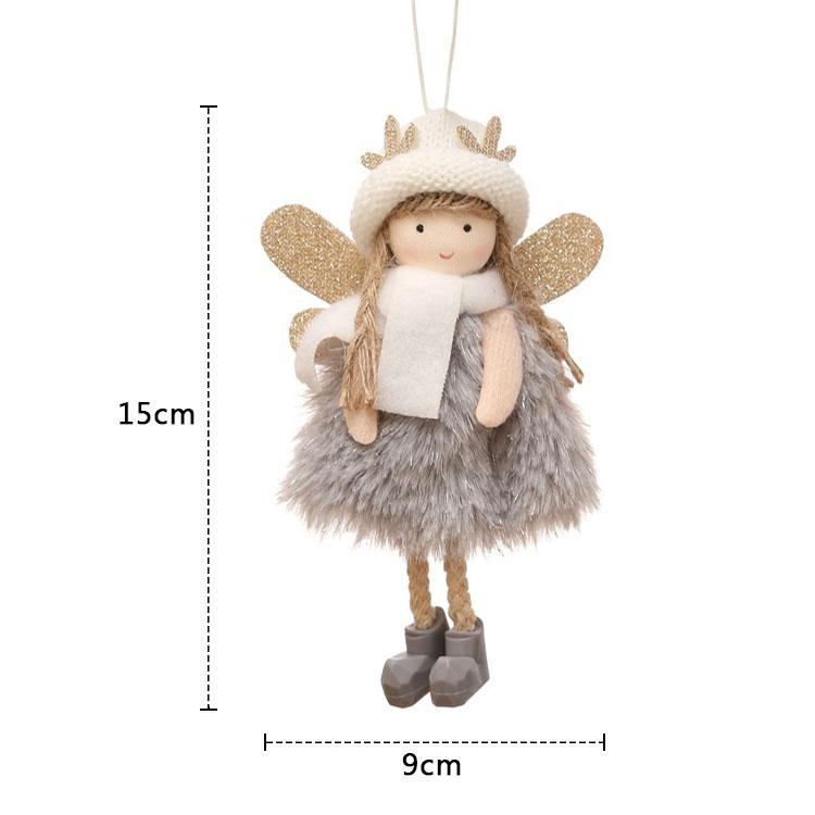New Year 2025 Christmas Elf Doll Ornaments Xmas Tree Hanging Pendant Navidad 2025 Santa Kids Gift Christmas Home Decoration
