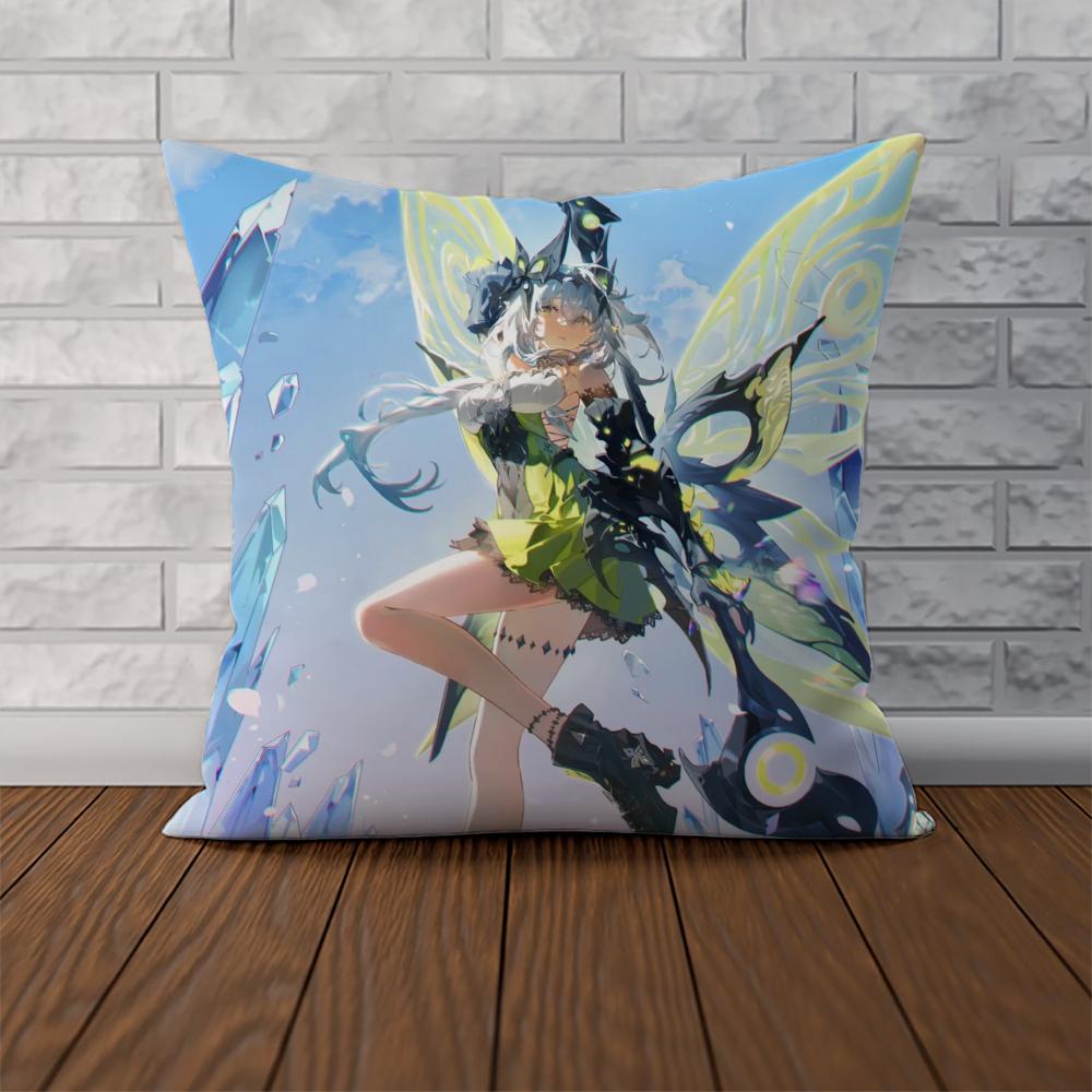 Duet Night Abyss Pillow Case For Car Sofa Decorative Home Doublesided Print Plush Square Throw Pillow Cushion Cover