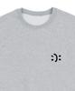 GRAVER [Unisex] Small Double Drawing Smile Sweatshirt_Gray