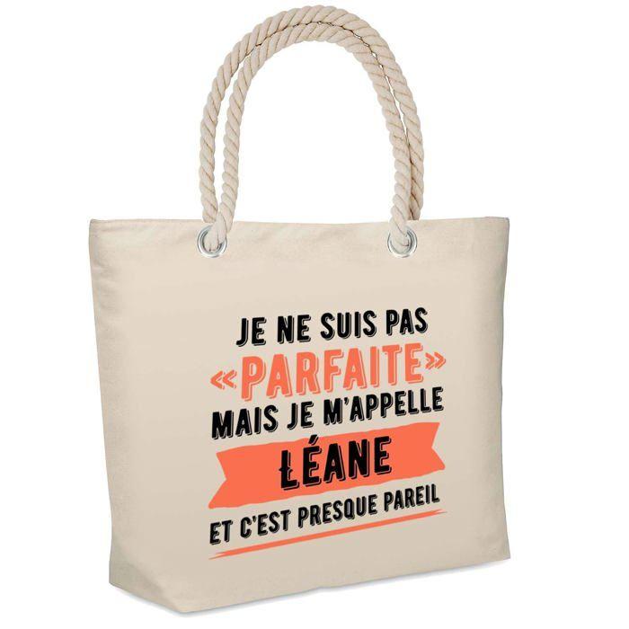 Sac de plage - PLANETEE - isotherme Léane Parfaite - Coton - Grande contenance - Imprimé en France
