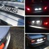 1 Pair 18 LED License Plate Light For BMW E46 2D / M3 Facelift 2004-2006 12V 6000k White License Plate Light For BMW Car Styling