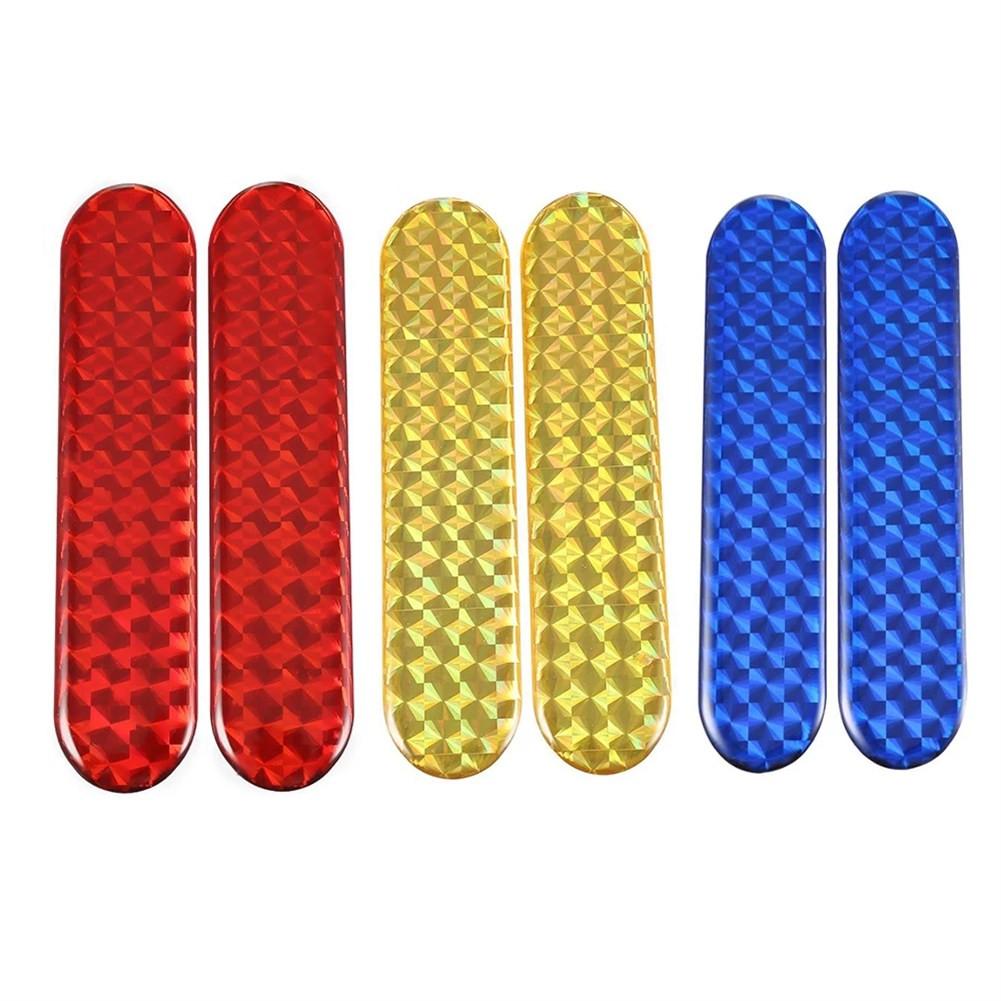 Keep Safe and Stay Visible with 2 Reflective Tape Stickers for Car Doors